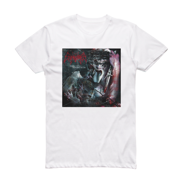 Enthroned Xes Haereticum Album Cover T-Shirt White