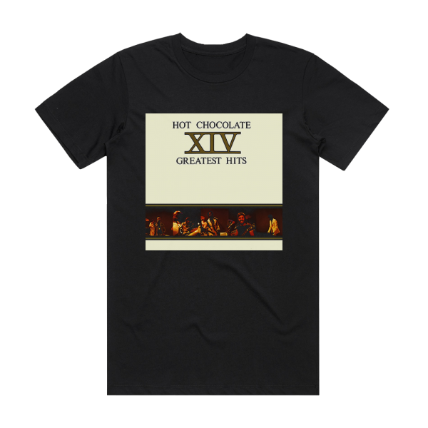 Hot Chocolate Xiv Greatest Hits 2 Album Cover T-Shirt Black