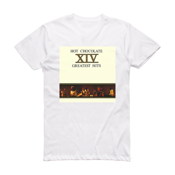 Hot Chocolate Xiv Greatest Hits 2 Album Cover T-Shirt White