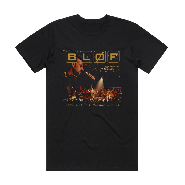 BLØF Xxl Live Met Het Zeeuws Orkest Album Cover T-Shirt Black