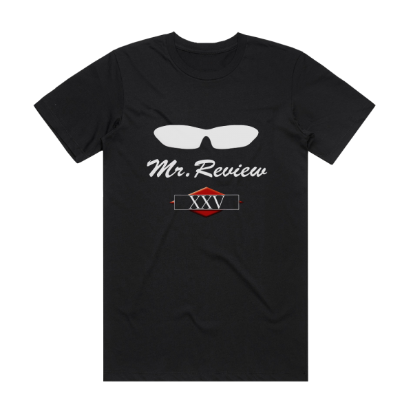 Mr Review Xxv Album Cover T-Shirt Black