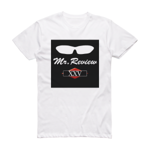 Mr Review Xxv Album Cover T-Shirt White