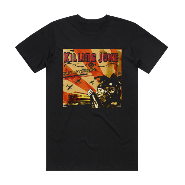 Killing Joke Xxv Gathering Album Cover T-Shirt Black