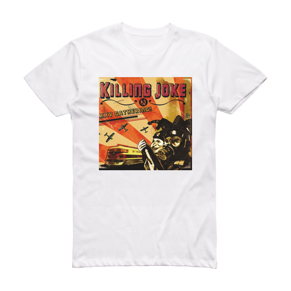 Killing Joke Xxv Gathering Album Cover T-Shirt White