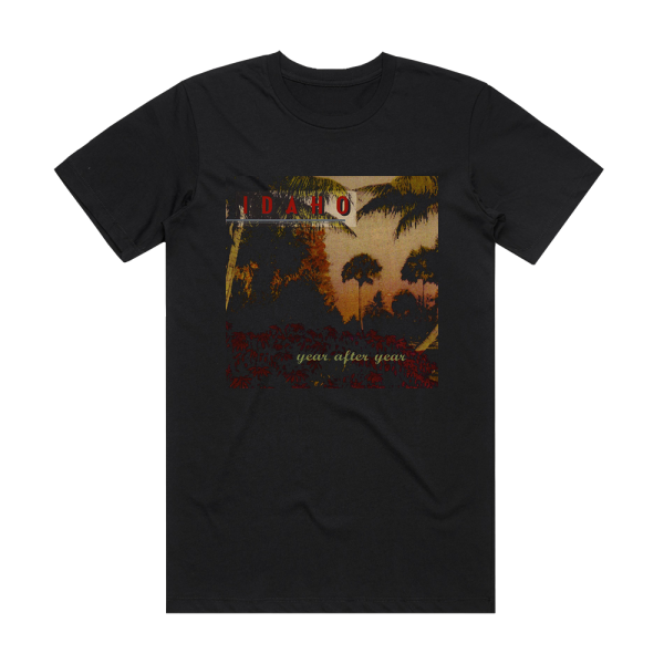 Idaho Year After Year Album Cover T-Shirt Black