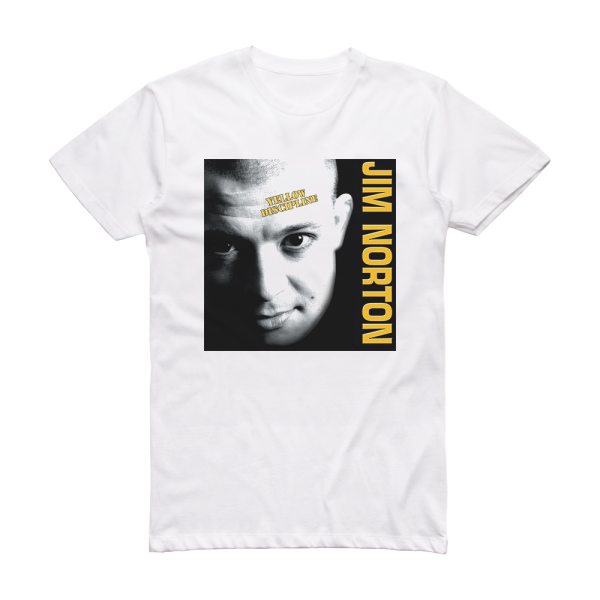 Jim Norton Yellow Discipline Album Cover T-Shirt White