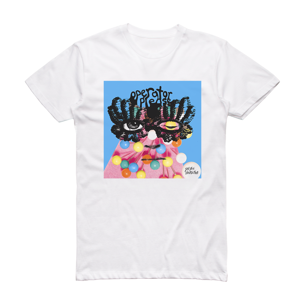 Operator Please Yes Yes Vindictive Album Cover T-Shirt White
