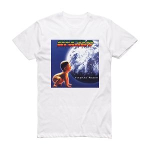 Alpha Blondy Yitzhak Rabin Album Cover T-Shirt White