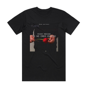 Micky Medina Yo No Creo En Eso Album Cover T-Shirt Black