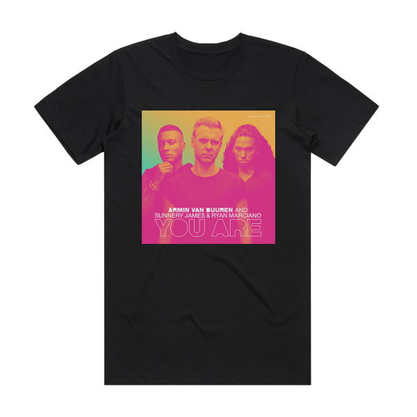 Armin van Buuren You Are Album Cover T-Shirt Black