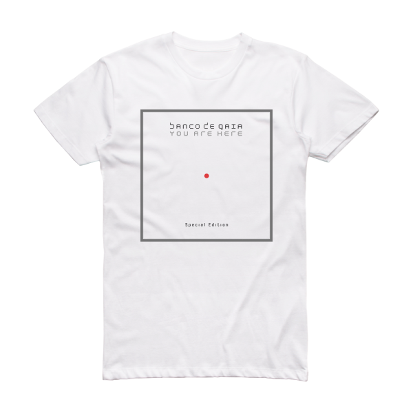 Banco de Gaia You Are Here Album Cover T-Shirt White