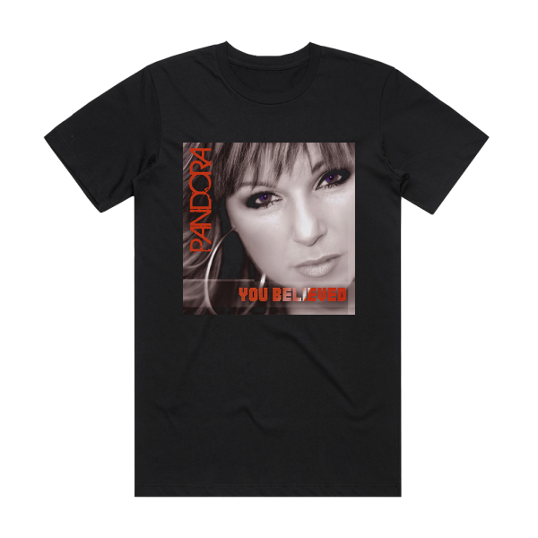 Pandora You Believed Album Cover T-Shirt Black