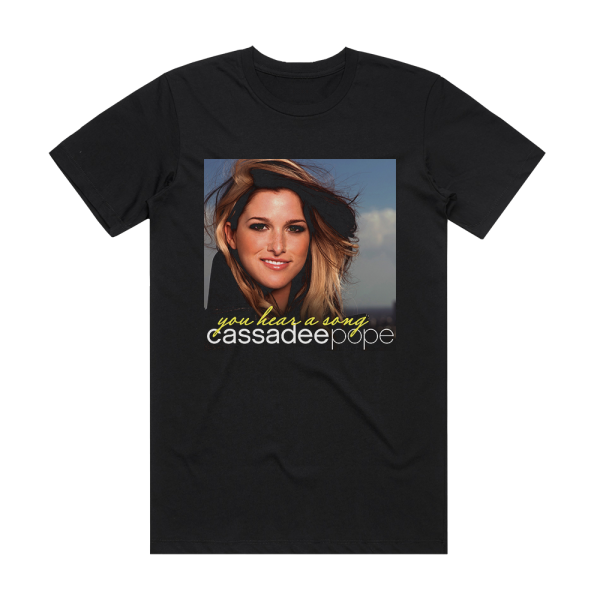 Cassadee Pope You Hear A Song Album Cover T-Shirt Black