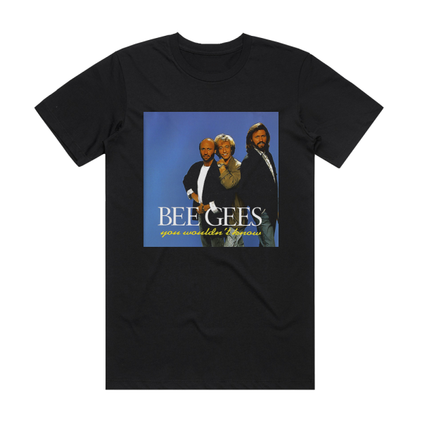 Bee Gees You Wouldnt Know Album Cover T-Shirt Black