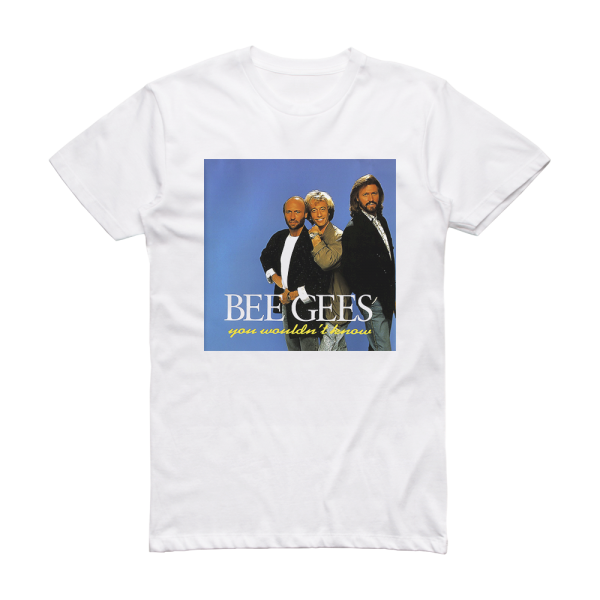 Bee Gees You Wouldnt Know Album Cover T-Shirt White