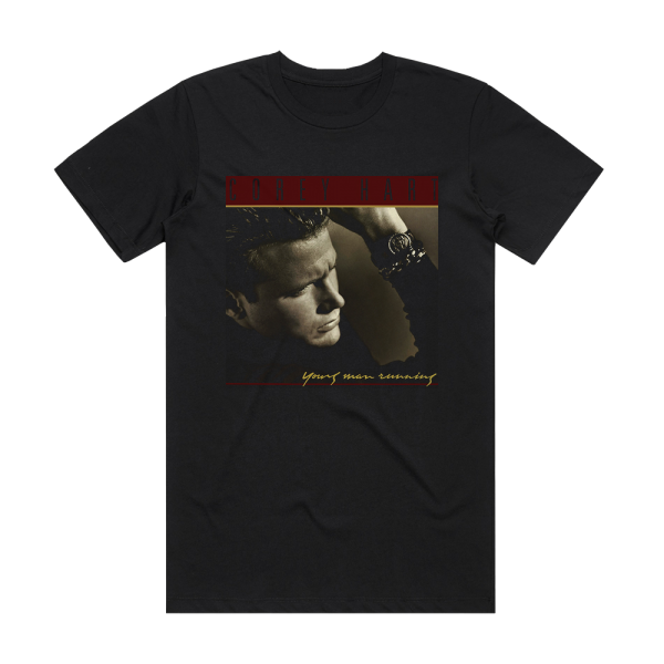 Corey Hart Young Man Running Album Cover T-Shirt Black