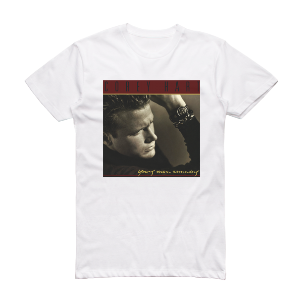 Corey Hart Young Man Running Album Cover T-Shirt White