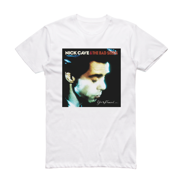 Nick Cave and The Bad Seeds Your Funeral My Trial Album Cover T-Shirt White