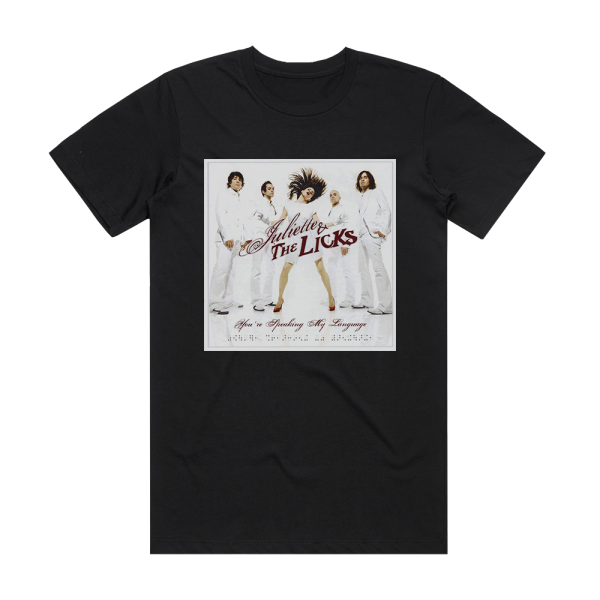 Juliette and the Licks Youre Speaking My Language Album Cover T-Shirt Black