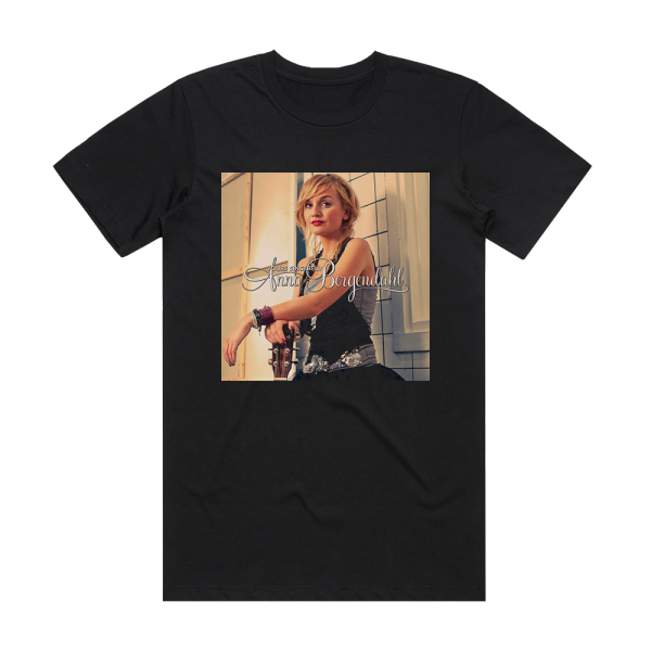 Anna Bergendahl Yours Sincerley Album Cover T-Shirt Black
