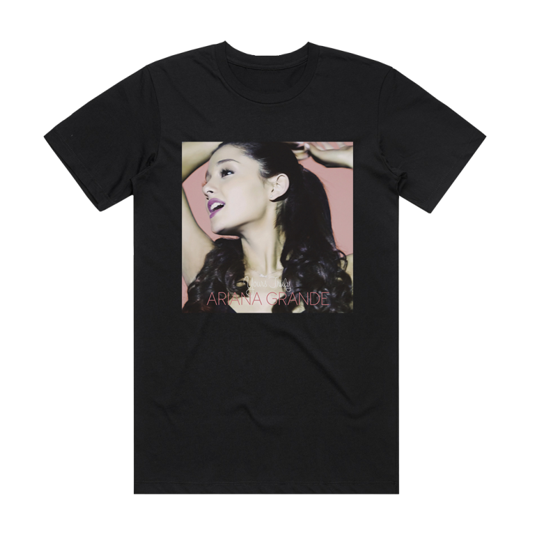 Ariana Grande Yours Truly Album Cover T-Shirt Black – ALBUM COVER T-SHIRTS
