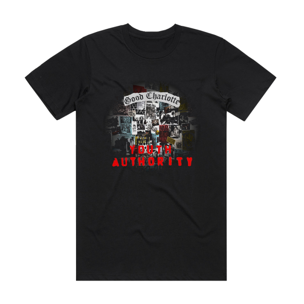 Good Charlotte Youth Authority Album Cover T-Shirt Black