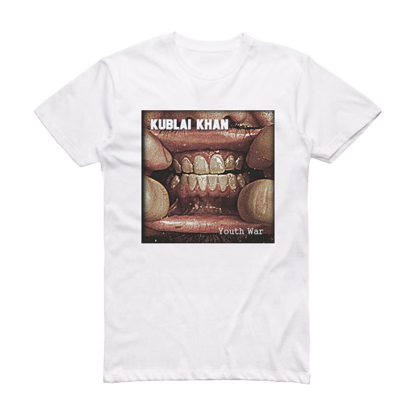 Kublai Khan Youth War Album Cover T-Shirt White