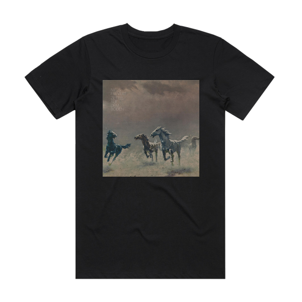 Niels Frevert Zettel Auf Dem Boden Album Cover T-Shirt Black