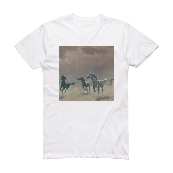 Niels Frevert Zettel Auf Dem Boden Album Cover T-Shirt White