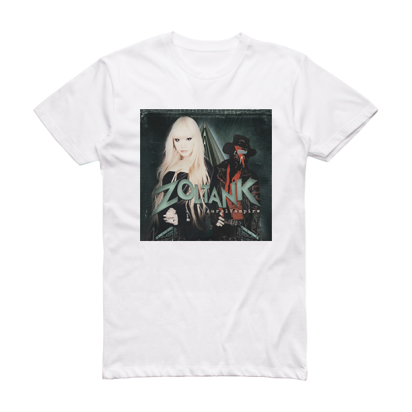 Aural Vampire Zoltank Album Cover T-Shirt White