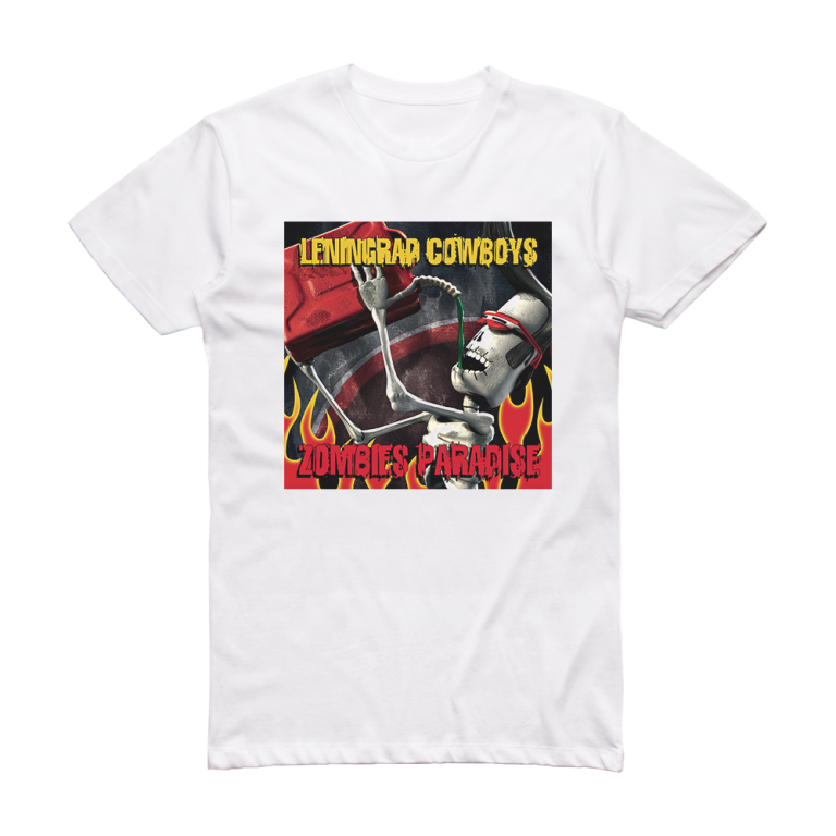 Leningrad Cowboys Zombies Paradise Album Cover T-Shirt White – ALBUM ...