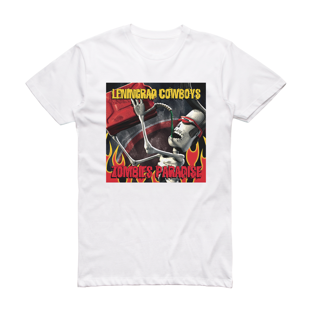 Leningrad Cowboys Zombies Paradise Album Cover T-Shirt White – ALBUM ...