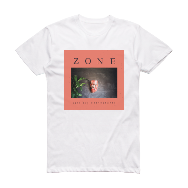JEFF the Brotherhood Zone Album Cover T-Shirt White