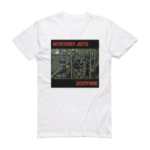 Mystery Jets Zootime Album Cover T-Shirt White