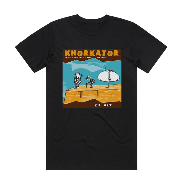 Knorkator Zu Alt Album Cover T-Shirt Black