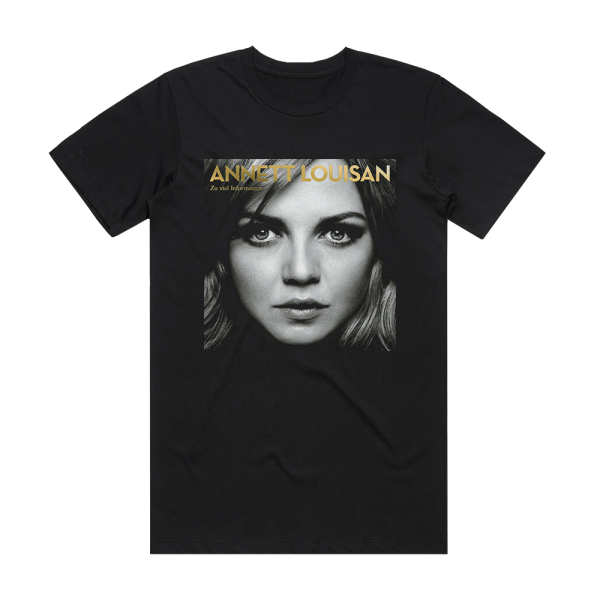 Annett Louisan Zu Viel Information 1 Album Cover T-Shirt Black