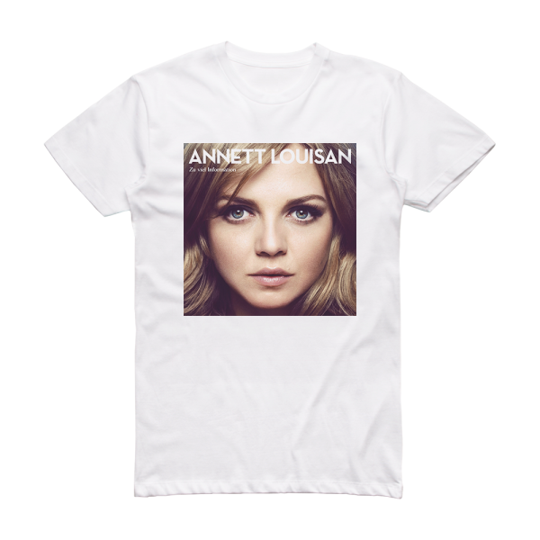 Annett Louisan Zu Viel Information 2 Album Cover T-Shirt White