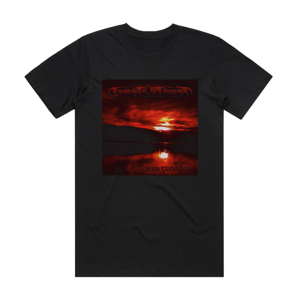 Finsterforst Zum Tode Hin Album Cover T-Shirt Black