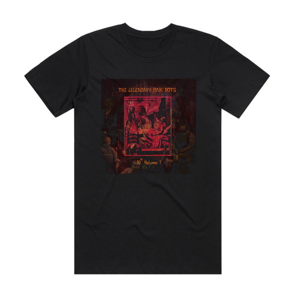 The Legendary Pink Dots 10 Volume 1 Album Cover T-Shirt Black
