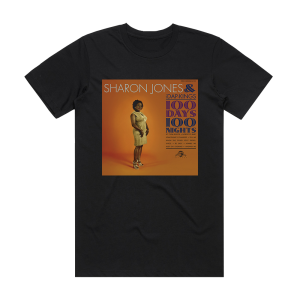 Sharon Jones and The Dap-Kings 100 Days 100 Nights Album Cover T-Shirt Black