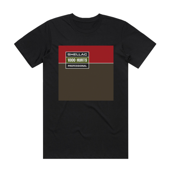 Shellac 1000 Hurts Album Cover T-Shirt Black