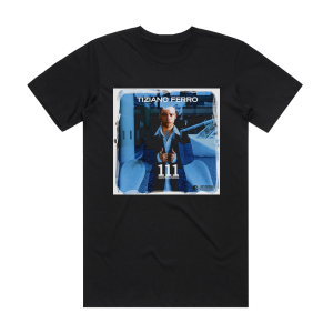 Tiziano Ferro 111 Centoundici Album Cover T-Shirt Black