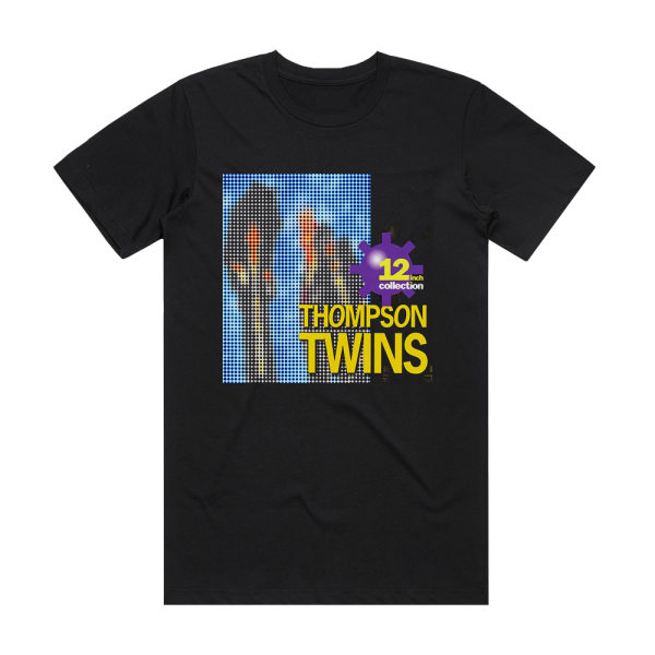 Thompson Twins 12 Inch Collection Album Cover T-Shirt Black