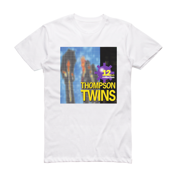 Thompson Twins 12 Inch Collection Album Cover T-Shirt White