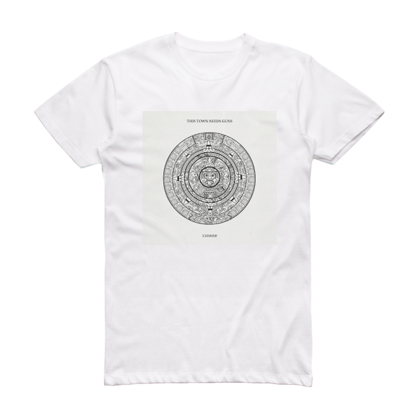This Town Needs Guns 130000 Album Cover T-Shirt White