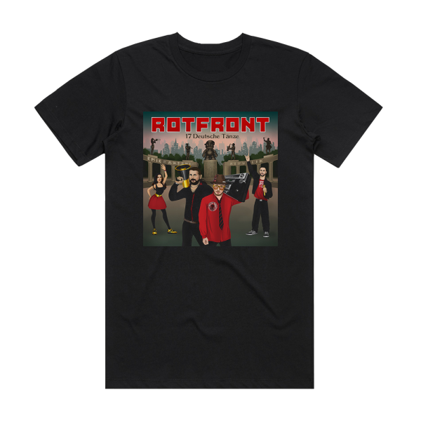 RotFront 17 Deutsche Tnze Album Cover T-Shirt Black