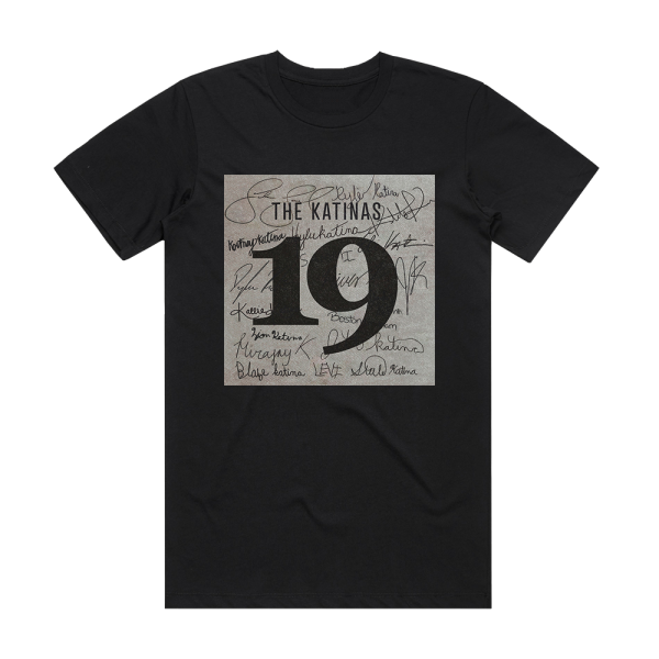 The Katinas 19 1 Album Cover T-Shirt Black