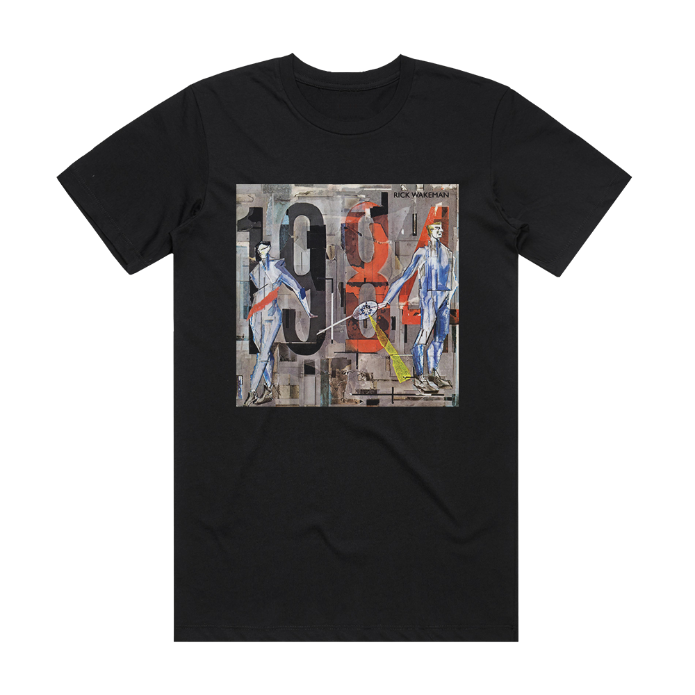 Rick Wakeman 1984 Album Cover T-Shirt Black – ALBUM COVER T-SHIRTS