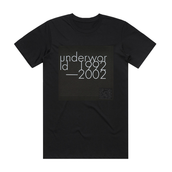 Underworld 1992 2002 Album Cover T-Shirt Black