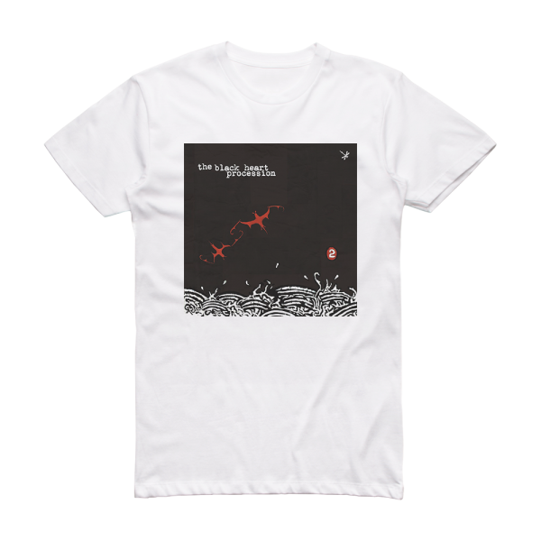 The Black Heart Procession 2 Album Cover T-Shirt White